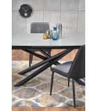 CAPELLO FOLDING TABLE, TABLE TOP - DARK GRAY, LEGS - BLACK order